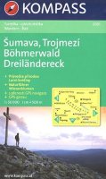 neuveden: Šumava, Trojmezí, Böhmerwald, Dreiländereck 1:50 000 / turistická mapa KOMP