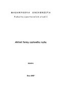 kolektiv autorů: Aktivní formy cestovního ruchu