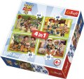 neuveden: Trefl Puzzle Toy Story 4 - Příběh hraček 4v1 (35,48,54,70 dílků)