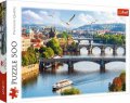 neuveden: Trefl Puzzle Pražské mosty, Česká republika / 500 dílků