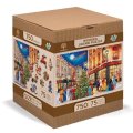 neuveden: Wooden City Puzzle Vánoční ulice 750 dílků, dřevěné
