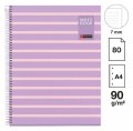 : Poznámkový blok Between the Lines NB-1, A4, 90g, karton, 80 listů, linka, M