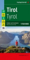 neuveden: Tyrolsko 1:150 000 / automapa
