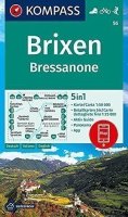neuveden: Brixen, Bressanone 1:50 000 / turistická mapa KOMPASS 56
