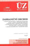 neuveden: ÚZ 1092 Zahraniční obchod