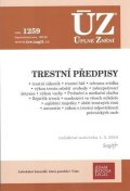 neuveden: ÚZ 1259 Trestní předpisy