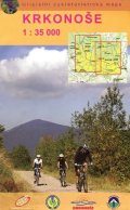 neuveden: Krkonoše 1 : 35T, cykloturistická mapa/10 Turistické mapy pro každého
