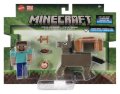 : Figurka - Minecraft - Steve & Donkey - 8 cm