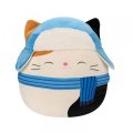 neuveden: Squishmallows Kočka s šálou a beranicí Cam 20 cm