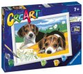 neuveden: Ravensburger CreArt - Štěňata Jack Russella