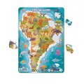neuveden: Dodo Puzzle rámové Zvířata jižní Ameriky 53 dílků