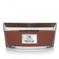neuveden: WoodWick Smoked Walnut & Maple svíčka loď 453,6g