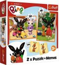neuveden: Trefl Puzzle Bing / 30+48 dílků+pexeso