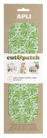 neuveden: APLI CutPatch papír 30 x 50 cm - Zeleno-bílý motiv 3 ks