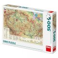 neuveden: Puzzle Mapa České republiky 500 dílků