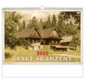 neuveden: Kalendář nástěnný 2022 - České skanzeny