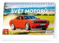 : Kalendář 2027 stolní: Svět motorů, 23,1 x 14,5 cm