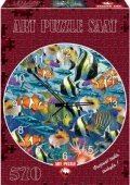neuveden: Puzzle hodiny Svět mořských ryb 570 dílků