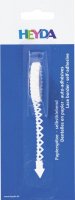 neuveden: HEYDA Samolepicí papírová krajka - srdíčka 8 mm x 2 m