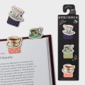 neuveden: Záložka do knihy Mini magnetická - Šálek čaje
