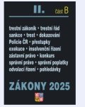 neuveden: Zákony II/B 2025 Trestní právo - Trestní zákoník, Trestní řád, Policejní sb
