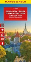 neuveden: Estonsko, Lotyšsko, Litva 1:750 000 / automapa