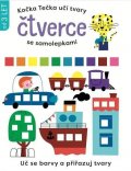 neuveden: Kočka Tečka učí tvary Čtverce se samolepkami