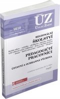 neuveden: ÚZ 1610 Regionální školství, Pedagogičtí pracovníci