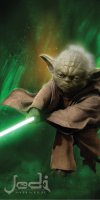 neuveden: Dětská osuška - Star Wars Yoda