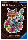 neuveden: Puzzle Barevná liška 150 dílků (dřevěné)