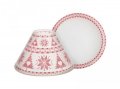 neuveden: YANKEE CANDLE Stínítko a talíř velký Red Nordic Frosted