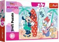neuveden: Puzzle Barevná Minnie 30 dílků
