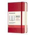 neuveden: Moleskine Diář 2022 červený S, denní, tvrdý