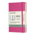 neuveden: Moleskine Zápisník plánovací 2021-2022 růžový S, tvrdý