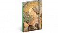 neuveden: Notes Alfons Mucha - Bodlák, linkovaný, 13 × 21 cm