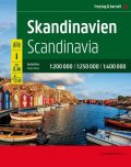 neuveden: Skandinávie 1:200 000 - 1:400 000 / autoatlas