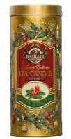 : BASILUR Festival Candle Gold Edition plech 75g + čajová svíčka 11g