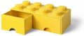 neuveden: Úložný box LEGO s šuplíky 8 - žlutý
