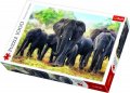 neuveden: Trefl Puzzle Afričtí sloni / 1000 dílků