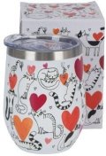 -: Termohrnek Cat´s World Hearts