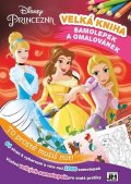 neuveden: Princezny - Kniha samolepek a omalovánek