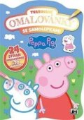 neuveden: Peppa Pig - Tvarované omalovánky se samolepkami