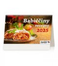 neuveden: Kalendář stolní 2025 - Babiččiny recepty