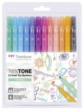 neuveden: Tombow Sada oboustranných fixů TwinTone - Pastels