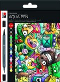 neuveden: Marabu Graphix sada akvarelových popisovačů 12 ks