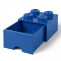 neuveden: Úložný box LEGO s šuplíkem 4 - modrý