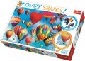 neuveden: Trefl Puzzle Barevné balony / 600 dílků Crazy Shapes