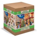 neuveden: Wooden City Puzzle Vánoční ulice 1010 dílků, dřevěné