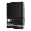 neuveden: Moleskine Vertikální PRO diář 2022 černý XL, tvrdý