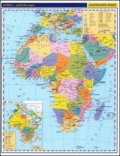 neuveden: Afrika - příruční politická mapa A3/1:33 mil.